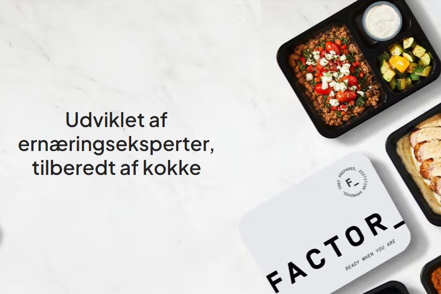 Factor Meals færdiglavede måltider